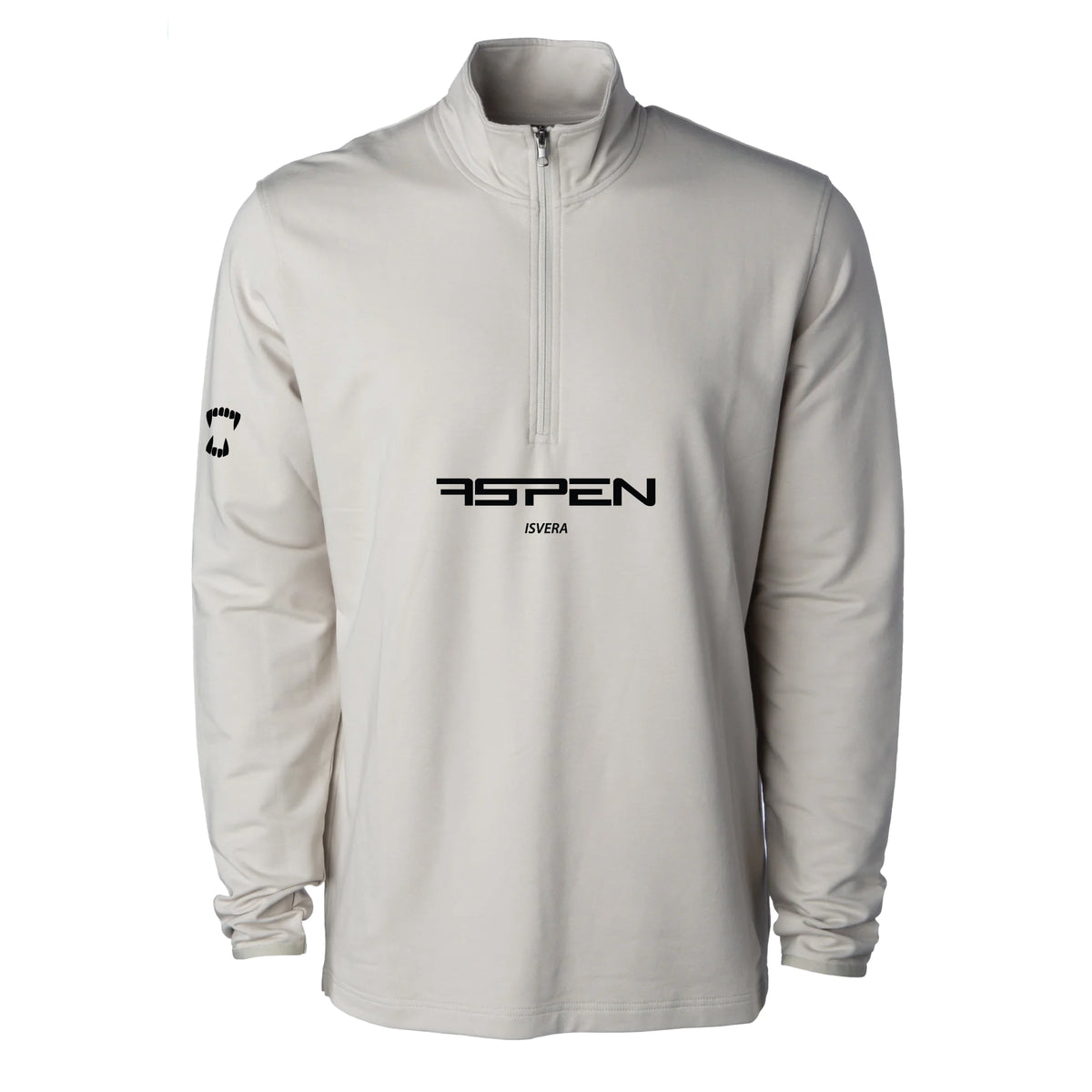 ISVERA ASPEN QUARTER-ZIP // SMOKE