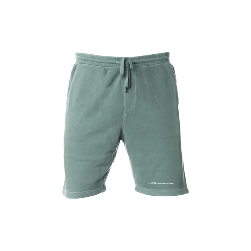 ISVERA ENDEAVOR PIGMENT DYE SWEATSHORTS // ALPINE GREEN