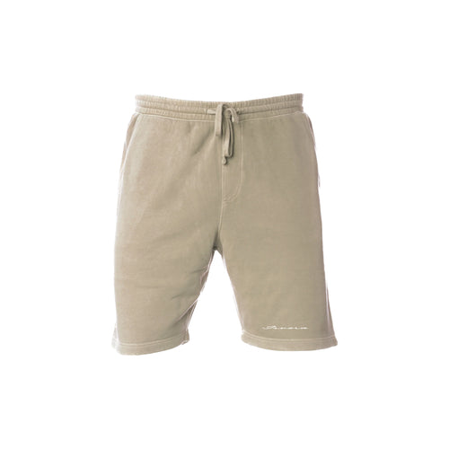 ISVERA ENDEAVOR PIGMENT DYE SWEATSHORTS // SANDSTONE