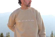 ISVERA ENDEAVOR PIGMENT DYE CREWNECK // SANDSTONE