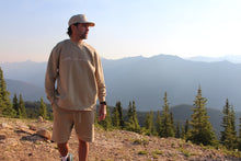 ISVERA ENDEAVOR PIGMENT DYE CREWNECK // SANDSTONE