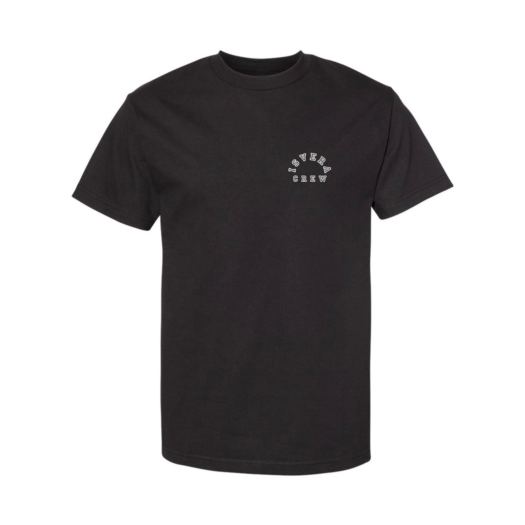 ISVERA CREW T-SHIRT // BLACK