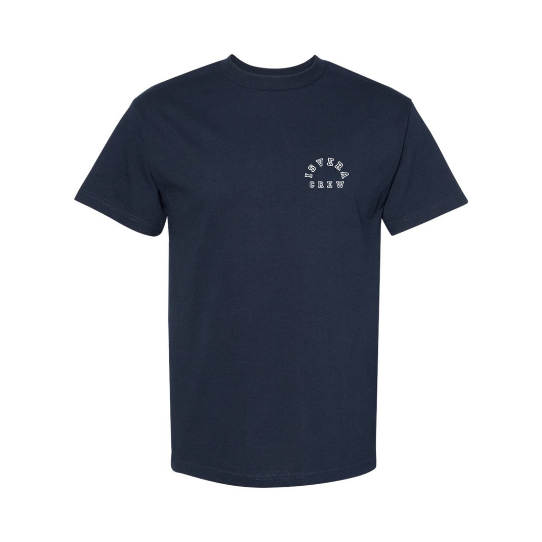 ISVERA CREW T-SHIRT // NAVY